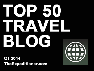 Top 50 Travel Blog TheExpeditioner.com