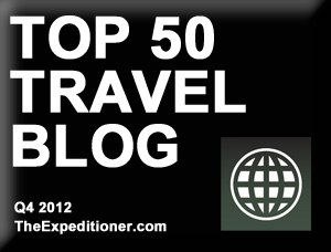 Top 50 Travel Blog TheExpeditioner.com
